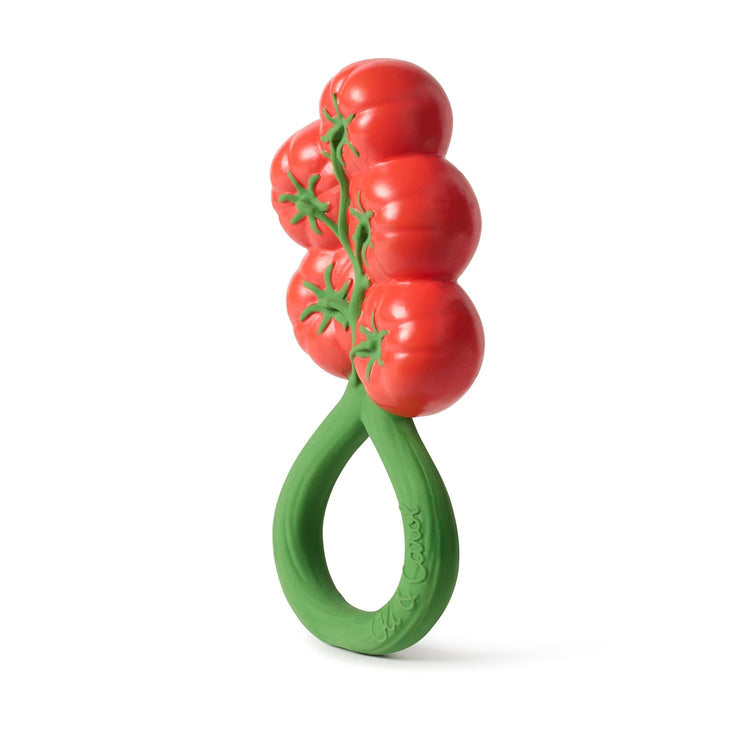 OLI&CAROL. Tomato Rattle Toy
