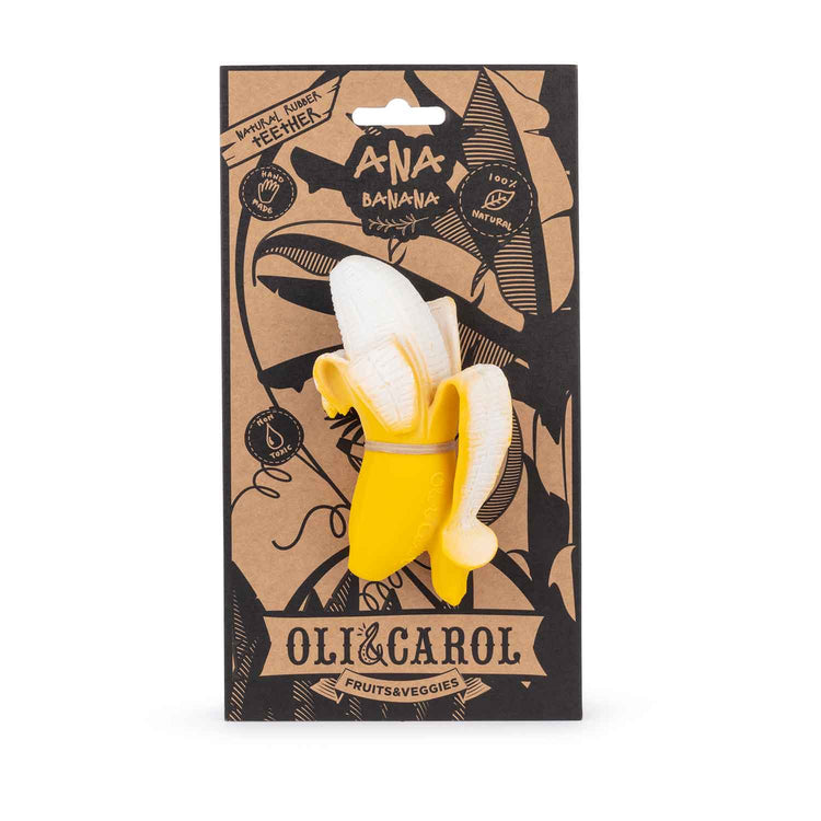 OLI&CAROL. Μασητικό από φυσικό καουτσούκ - Ana η μπανάνα