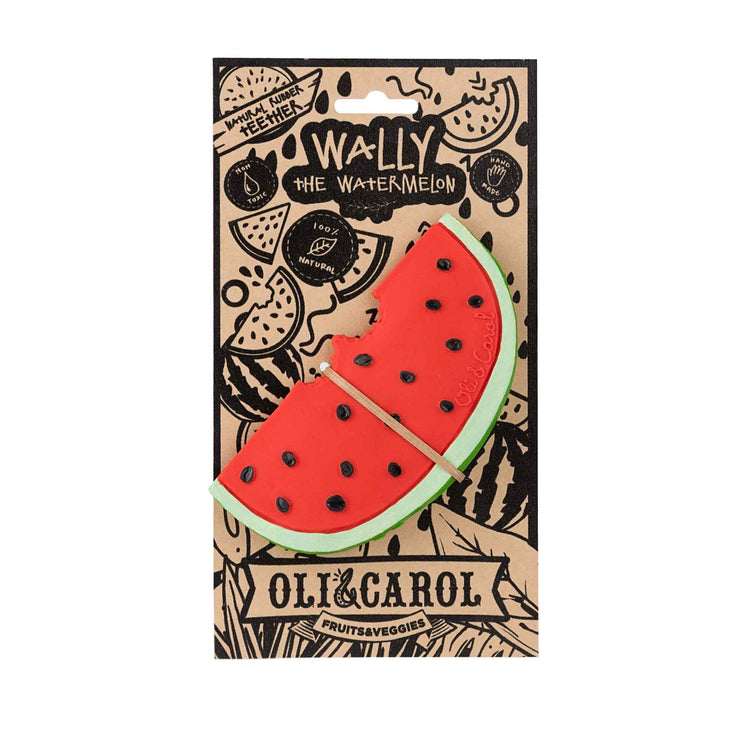 OLI&CAROL. Baby teether - Wally The Watermelon