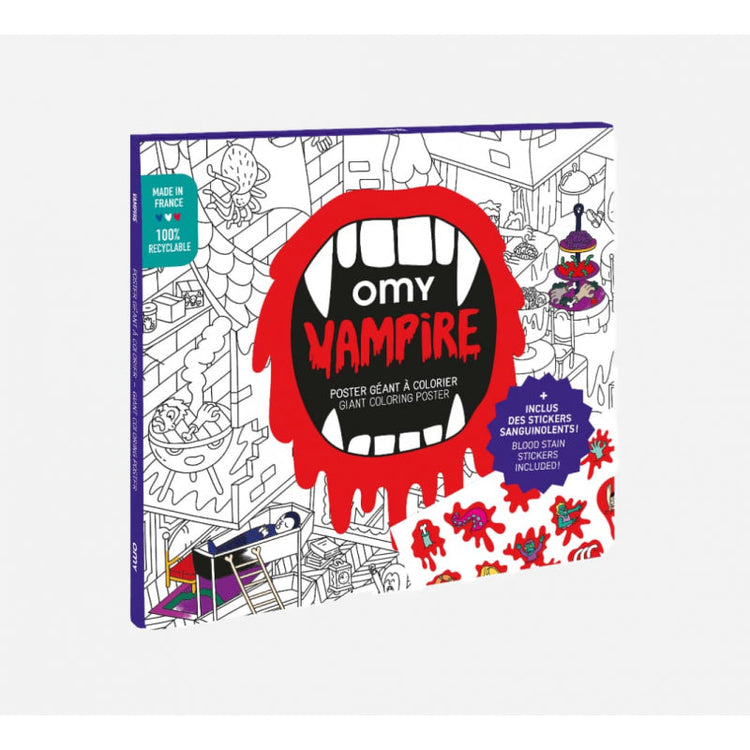 OMY. Giant Coloring Poster Vampire