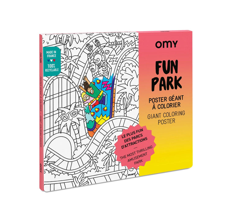 OMY. Giant Coloring Poster Fun Park