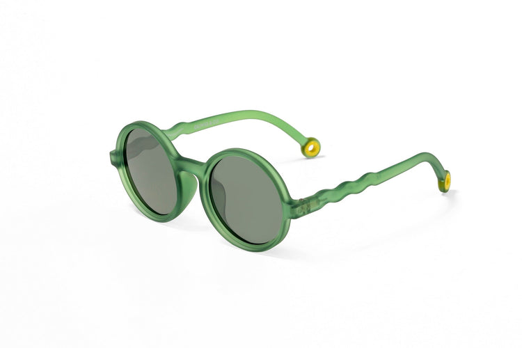OLIVIO & CO. Παιδικά γυαλιά ηλίου στρογγυλά - Terracotta Olive Green