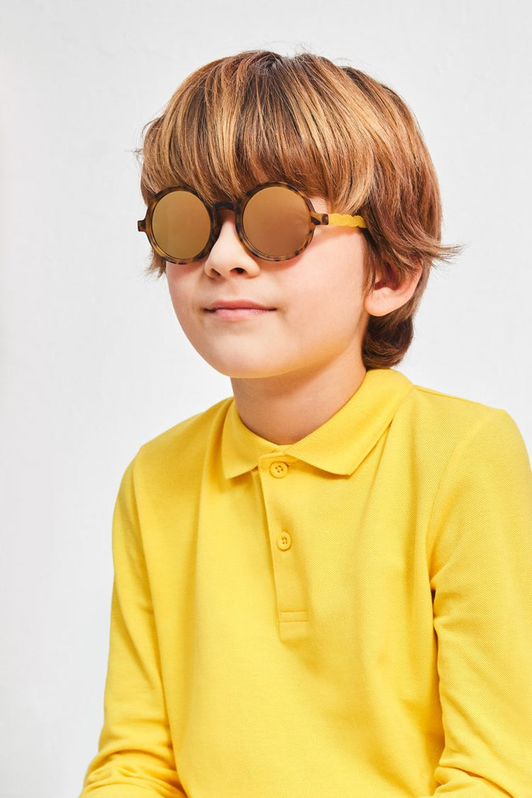 OLIVIO & CO. Junior round sunglasses - Classic Tortoiseshell