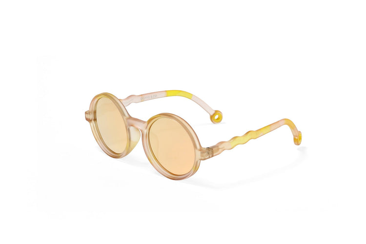 OLIVIO & CO. Junior round sunglasses - Terracotta Terra Collage