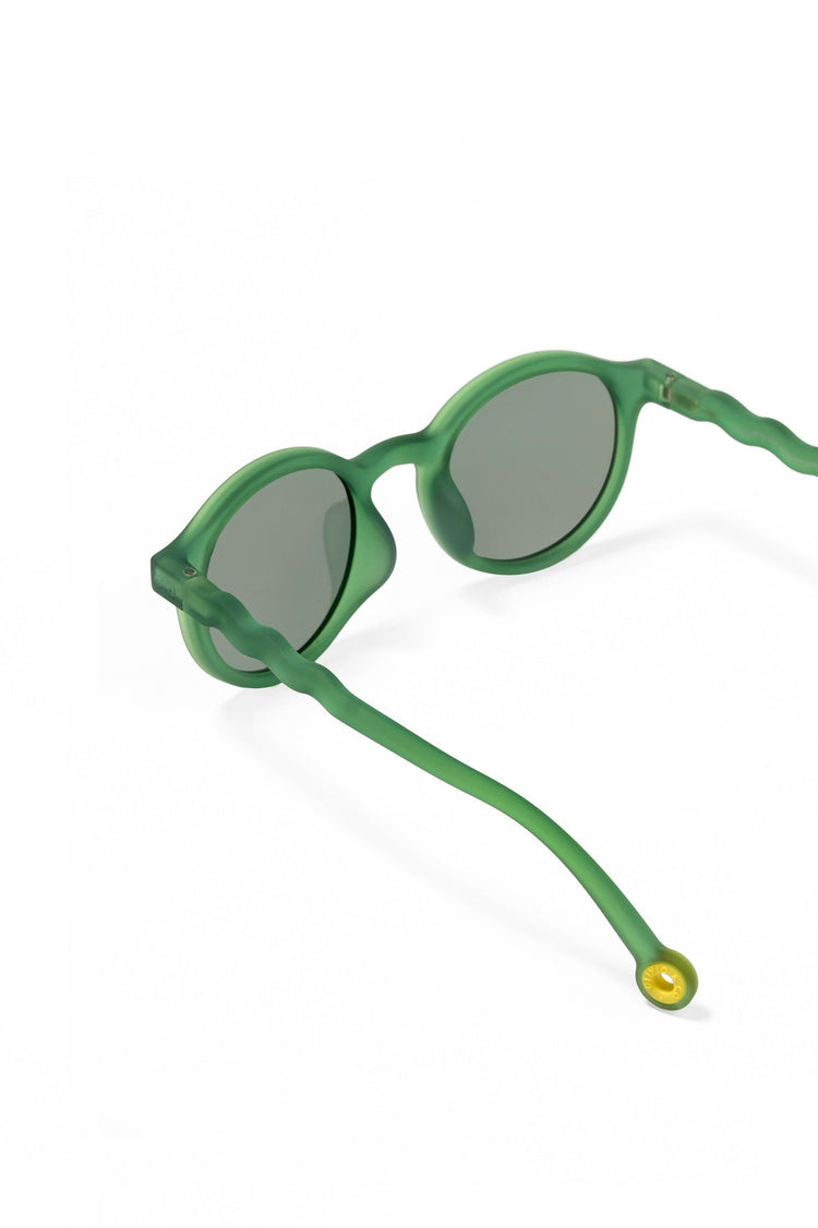 OLIVIO & CO. Junior oval sunglasses - Terracotta Olive Green