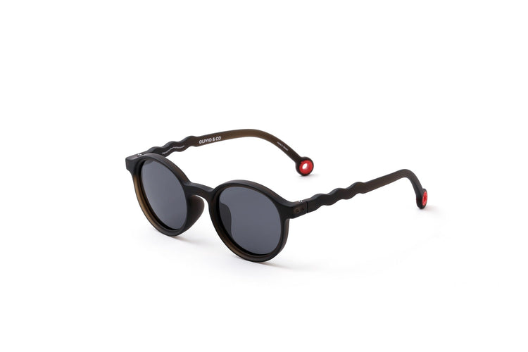 OLIVIO & CO. Junior oval sunglasses - Classic Squid Ink Black