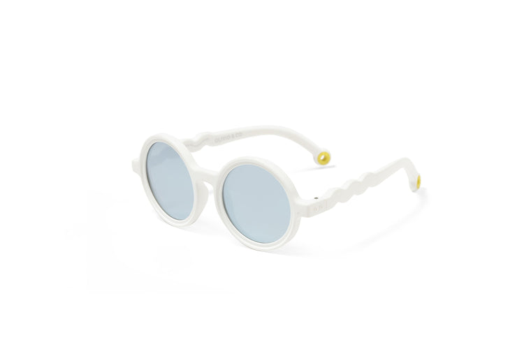 OLIVIO & CO. Βρεφικά γυαλιά ηλίου στρογγυλά - Deep Sea Shark White