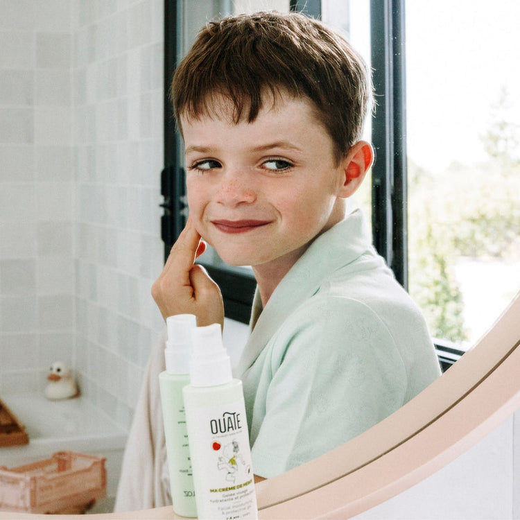 OUATE. Hydrating and Protective Gel Cream for Boys 7-8 years old - My hero's cream