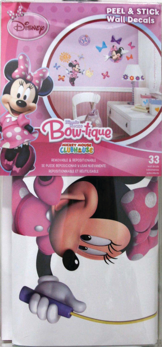 RoomMates. Minnie Mouse Bow-Tique Wall Decals