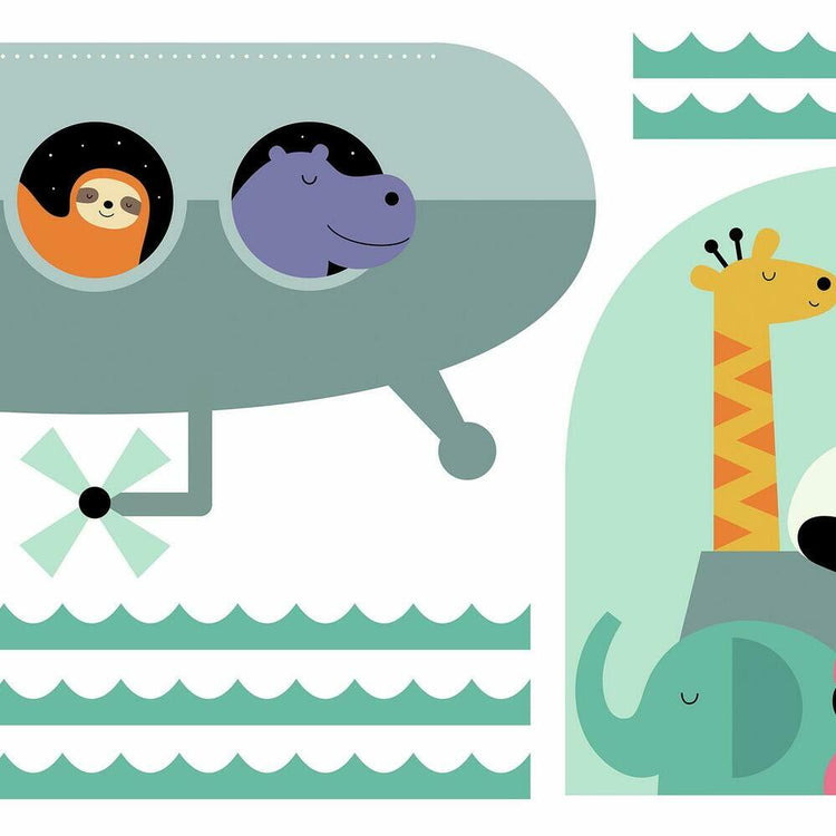 RoomMates. Animal Underwater Expedition peel and stick giant Wall Decals