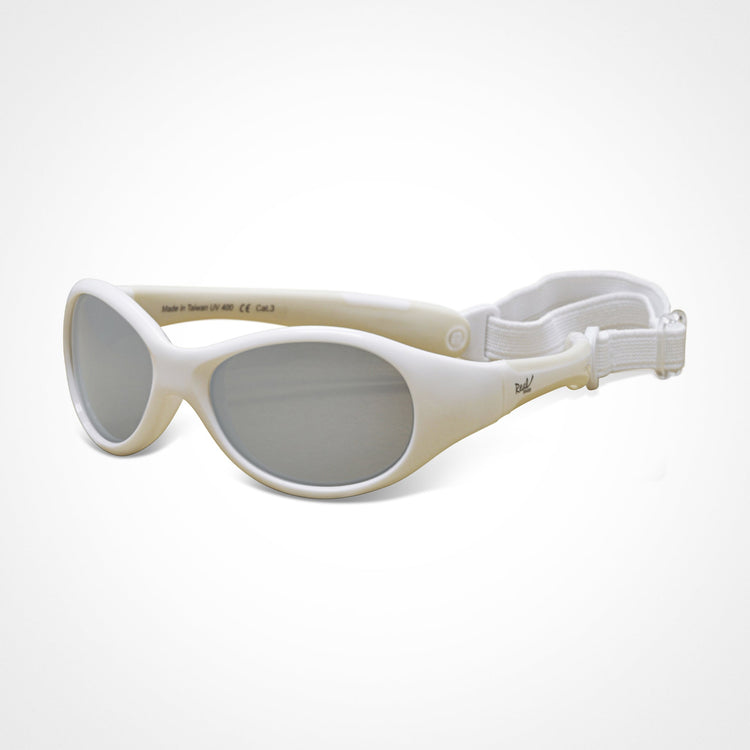 REAL SHADES. Explorer sunglasses for Babies White/White