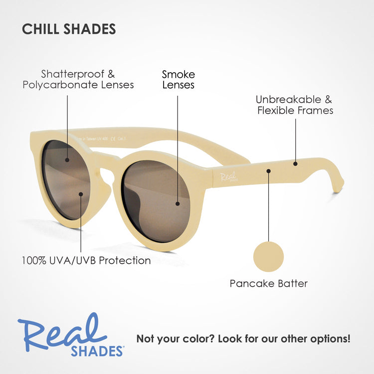 REAL SHADES. Chill sunglasses for Youth Pancake Batter