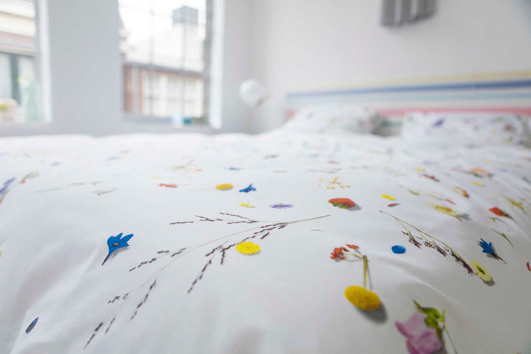 SNURK. Duvet cover set Flowers 140Χ200 - 50Χ70