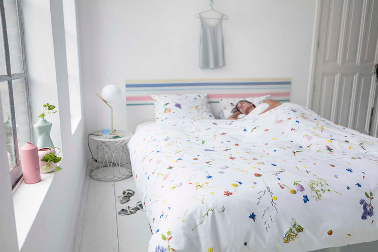 SNURK. Duvet cover set Flowers 140Χ200 - 50Χ70