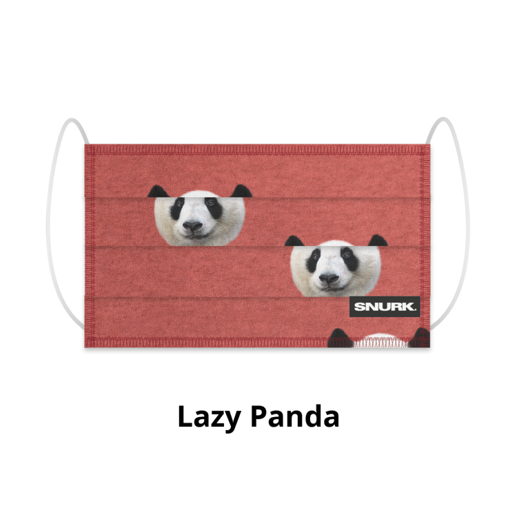 SNURK. Μάσκα προστασίας υφασμάτινη Lazy Panda