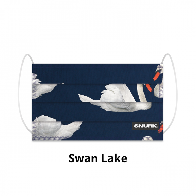 SNURK. Μάσκα προστασίας υφασμάτινη Swan Lake