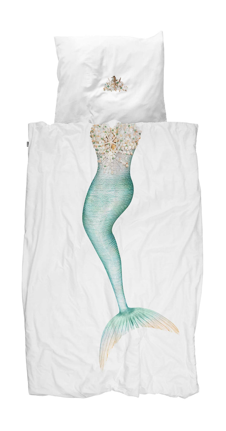 SNURK. Duvet cover set Mermaid 160Χ220 - 50Χ70