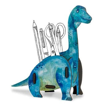 WERKHAUS. Pencil box Brachiosaurus (blue)